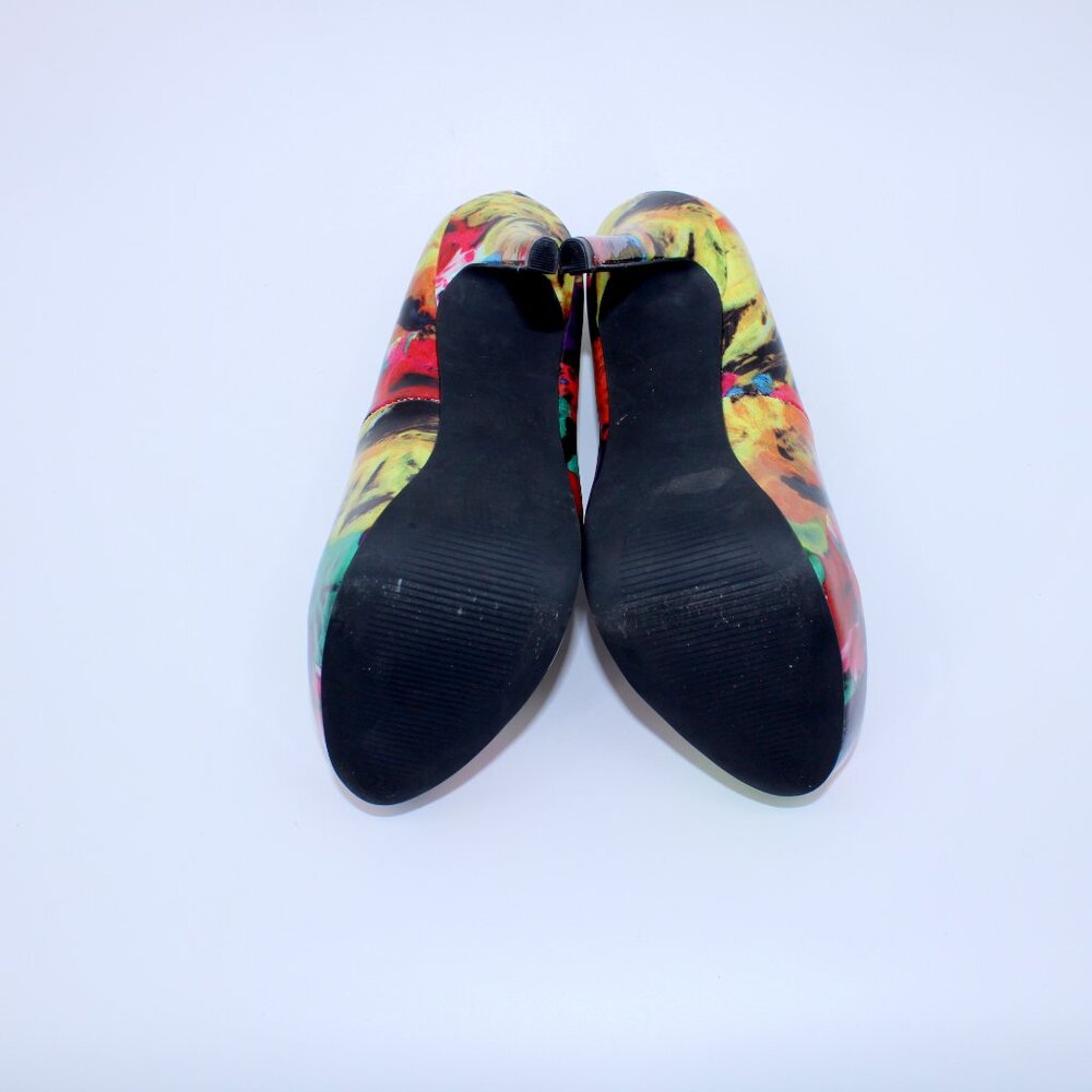 Steve Madden Nala Platform Stilettos Floral 7.5 - Picture 6 of 7